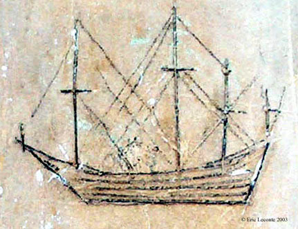 Bateau, église Saint-Vigor de Quettehou